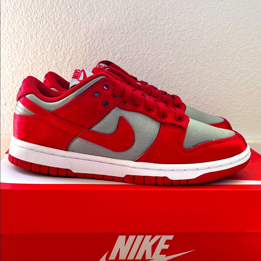Nike Dunk Low Satin Sneakers